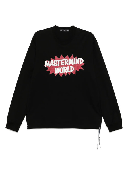  Mastermind World Logo-printed T-shirt - Black 