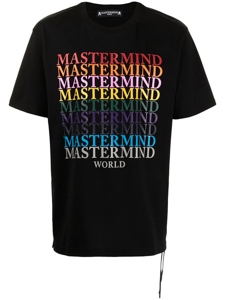  Mastermind World Multi-logo Print T-shirt - Black 