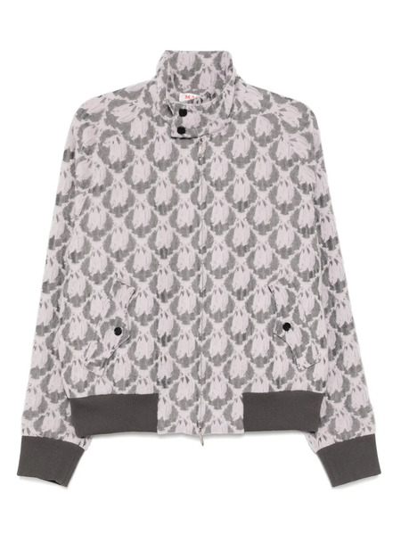  Masu Bat-jacquard Drizzler Jacket - Pink 