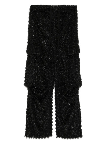  Masu Fluffy Cargo Pants - Black 