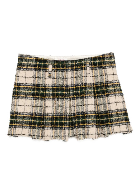  Masu Shaggy Skirt - Neutrals 