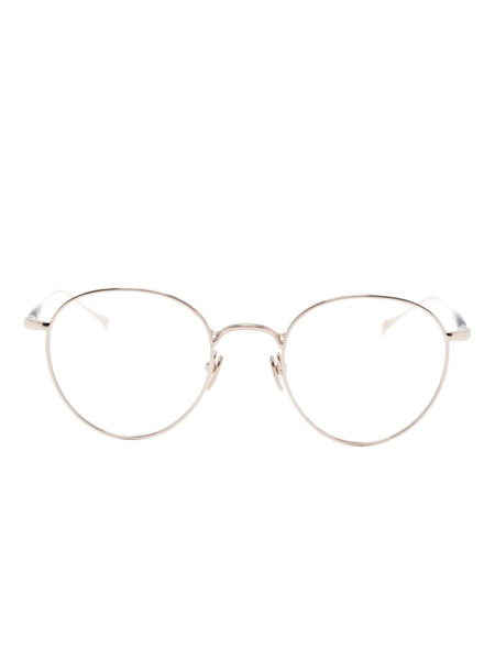  Masunaga Gms-128t Round-frame Glasses - Gold 