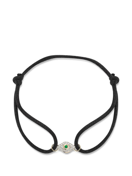  Mateo Evil Eye Diamond Bracelet - Black 