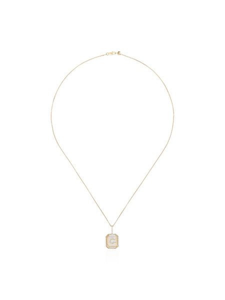  Mateo 14kt Gold C Initial Necklace 