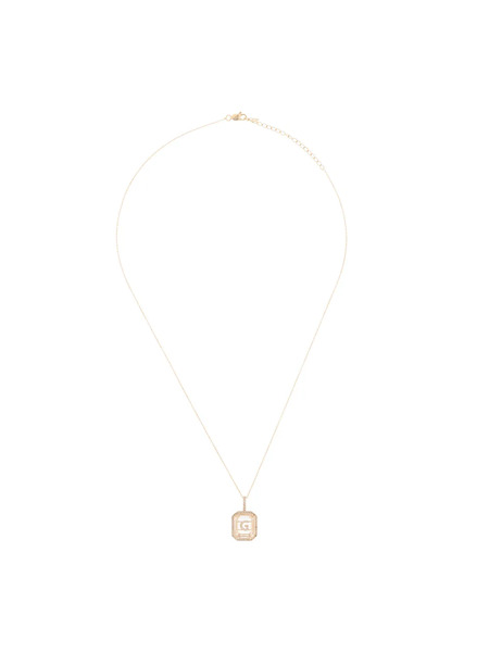  Mateo 14kt Yellow Gold G Diamond Necklace 
