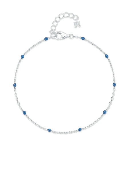  Mateo Sterling Silver Station Bracelet 