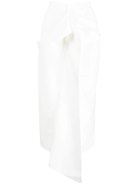  Maticevski Draped-detail Skirt - White 