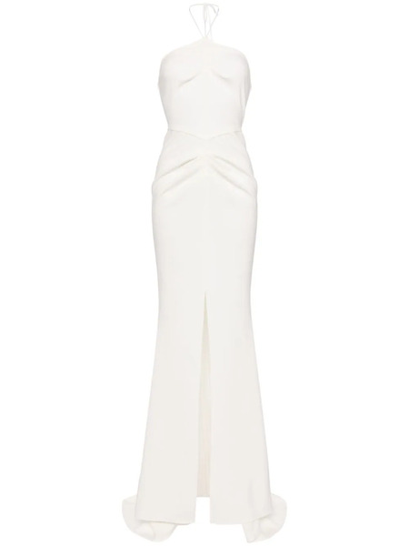  Maticevski Halterneck Maxi Dress - White 