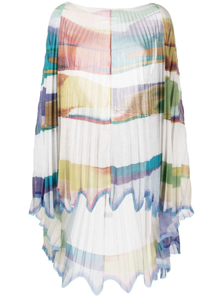  Maticevski Manifest Abstract-print Draped Tunic - Multicolour 