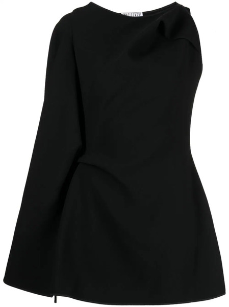  Maticevski Prefix Cape-sleeve Asymmetric Minidress - Black 