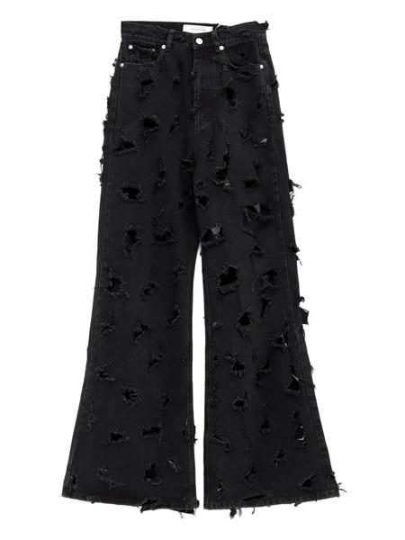  Matiéres Distressed-effect Jeans - Black 