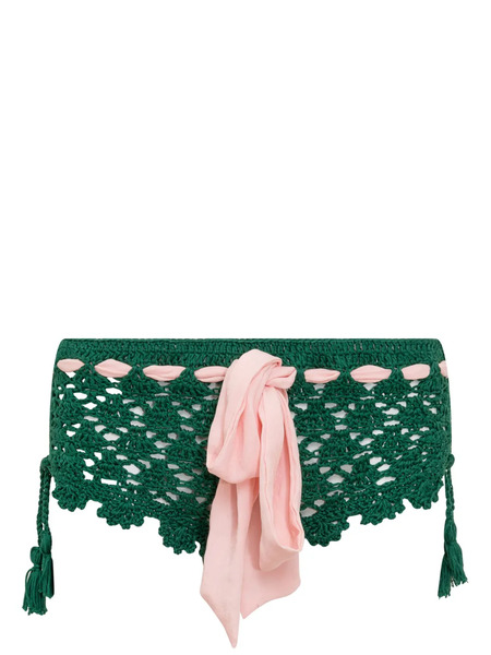  Matimì Crochet-knit Briefs - Green 