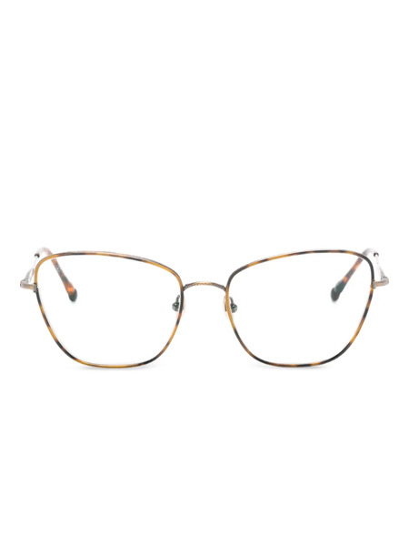  Matsuda Geometric Glasses - Brown 