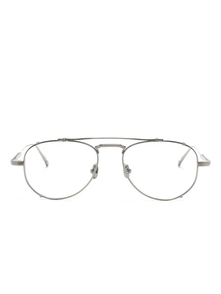  Matsuda M3142 Pilot-frame Glasses - Silver 