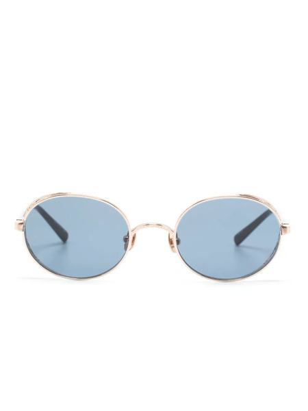  Matsuda M3137 Round-frame Sunglasses - Blue 