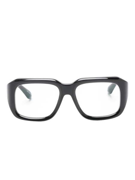  Matsuda Rectangle Detail Glasses - Black 