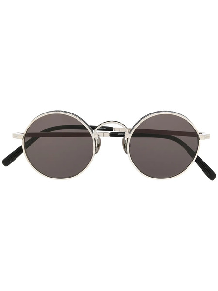  Matsuda Round-frame Logo Sunglasses - Silver 
