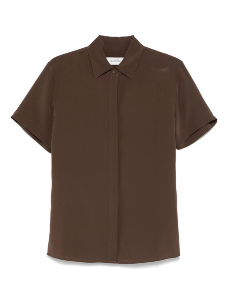  Matteau Silk Shirt - Brown 
