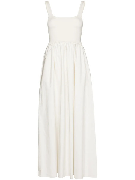  Matteau Square-neck Sleeveless Maxi Dress - Neutrals 