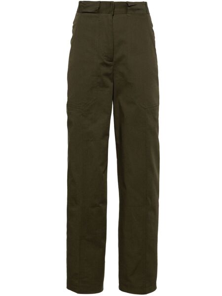  Matteau Tapered-leg Twill Trousers - Green 