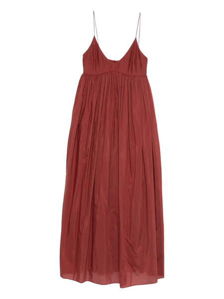  Matteau Voluminous Bralette Midi Dress - Brown 