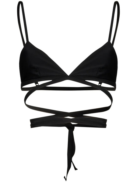  Matteau Wrap-tie Bikini Top - Black 