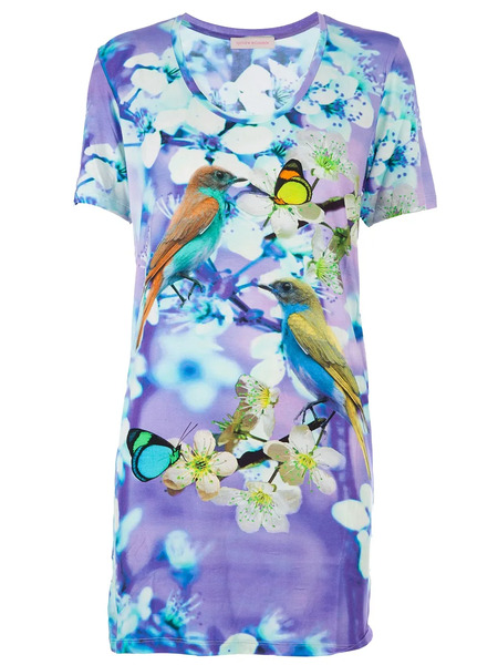 Matthew Williamson Printed Dress - Purple 