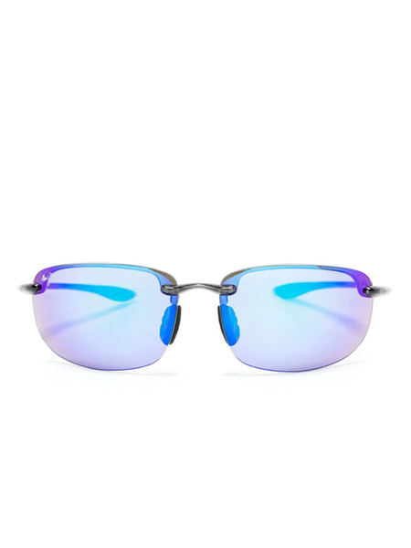  Maui Jim Hookipa Rectangle-frame Sunglasses - Grey 