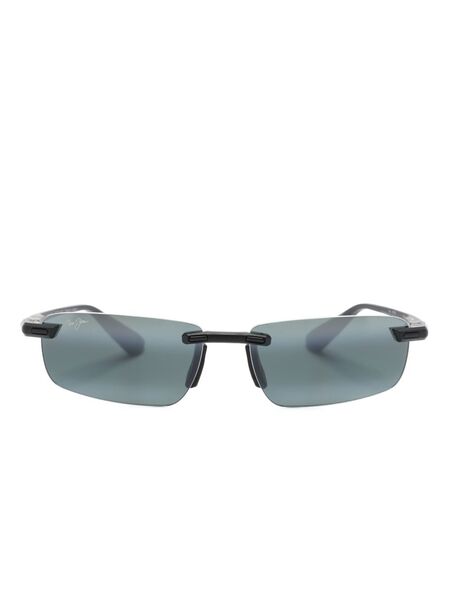  Maui Jim ‘ilikou Rectangle-frame Sunglasses - Black 