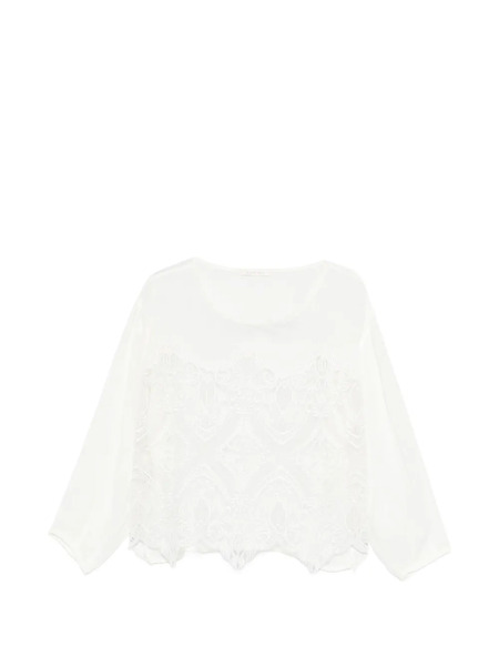  Maurizio Braschi Laced Top - White 