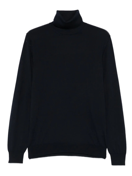  Mauro Ottaviani Turtleneck Wool Sweater - Black 