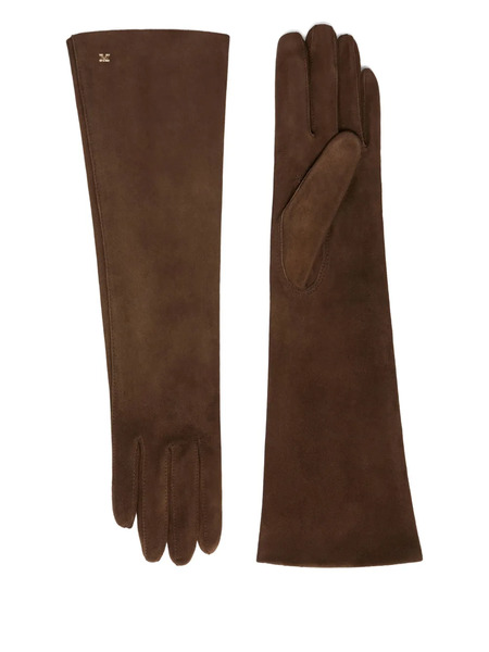  Max Mara Afideesuede Gloves - Brown 