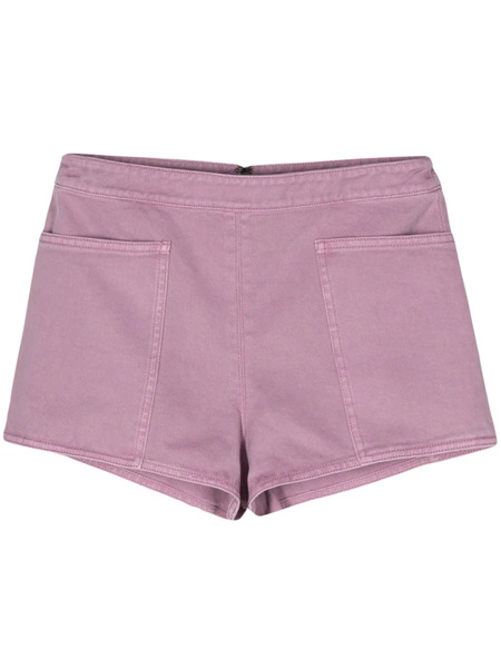  Max Mara Alibi Denim Shorts - Purple 