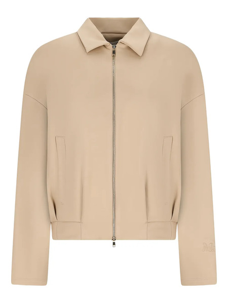  Max Mara Argenta Zip-front Collared Jacket - Neutrals 