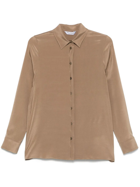  Max Mara Avion Shirt - Brown 