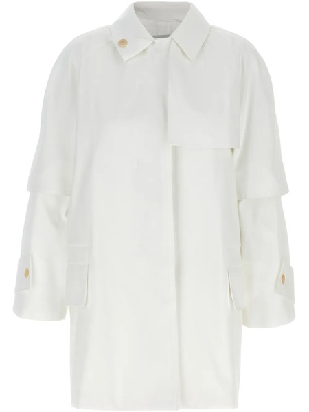  Max Mara Baba Trench Coat - White 