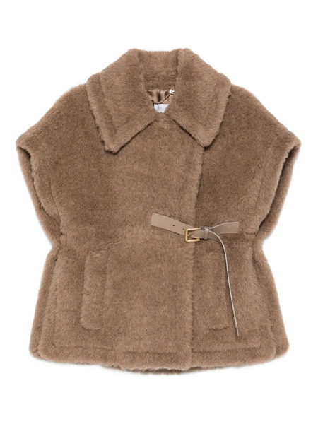  Max Mara Belted Cappa Jacket - Brown 