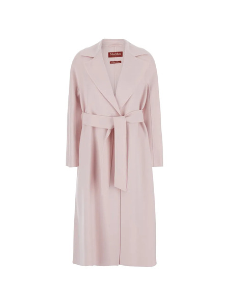  Max Mara Belted Coat - Pink 