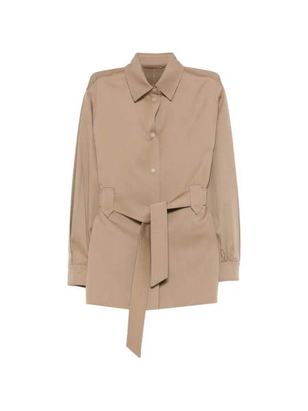  Max Mara Belted Fitted Jacket - Neutrals 