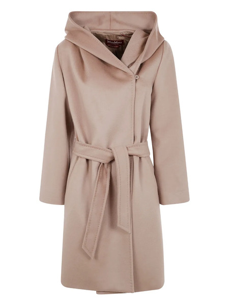  Max Mara Belted Wool Double-breasted Coat - Brown 
