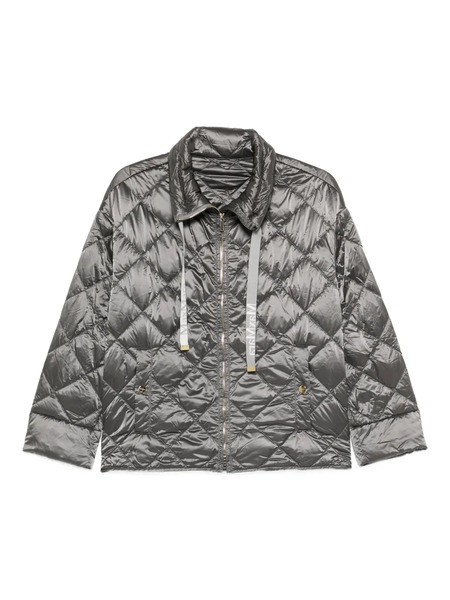  Max Mara Boxy-fit Quilted Jacket - Grey 