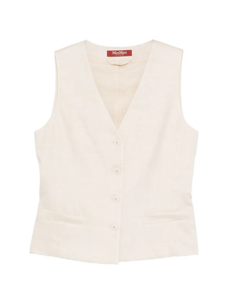  Max Mara Buttoned Waistcoat - Neutrals 