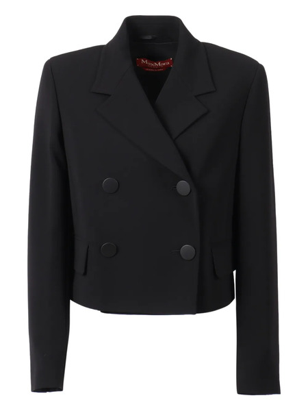  Max Mara Caprera Button Jacket - Black 