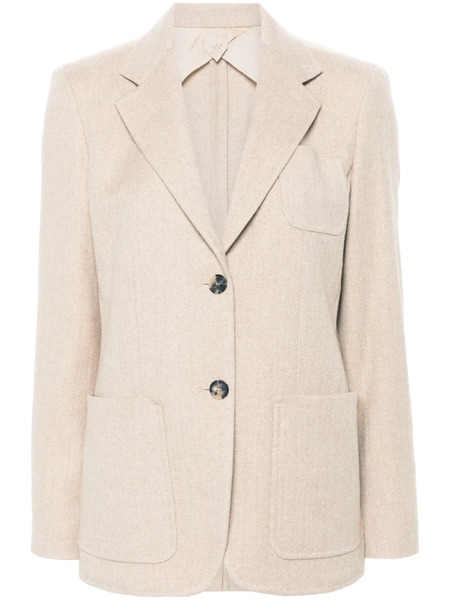  Max Mara Carpi Single-breasted Blazer - Neutrals 