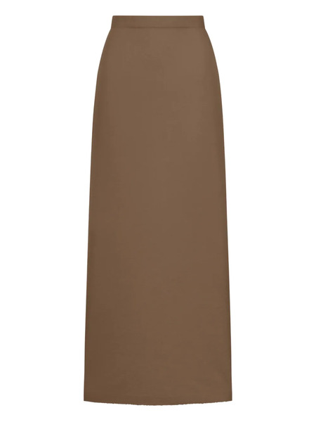  Max Mara Cashmere Midi Skirt - Brown 