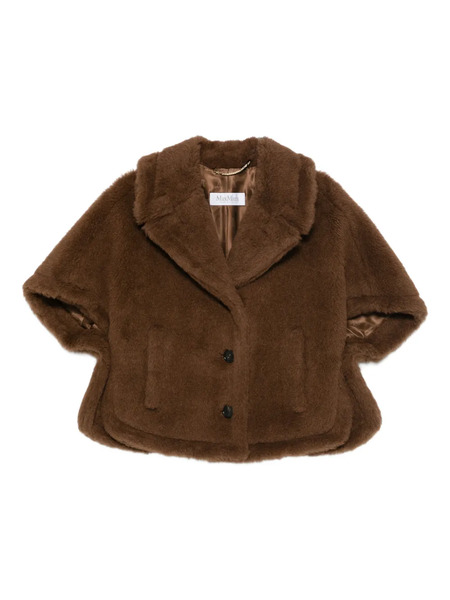  Max Mara Corvino Teddy-textured Jacket - Brown 