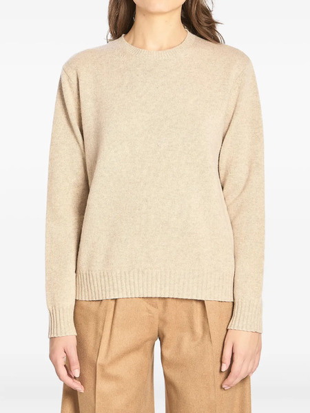  Max Mara Crew-neck Cashmere Sweater - Neutrals 