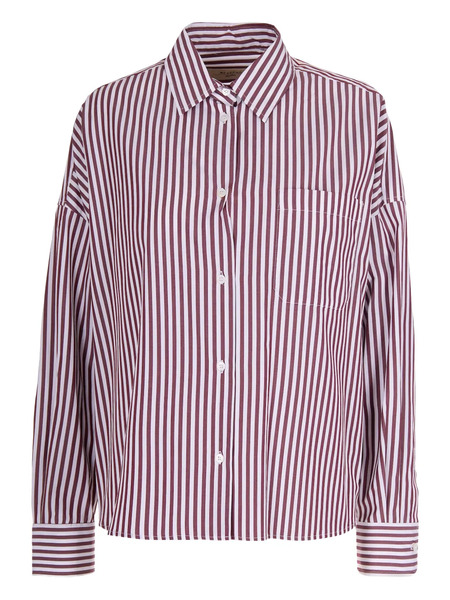  Max Mara Daureo Striped Shirt - Red 