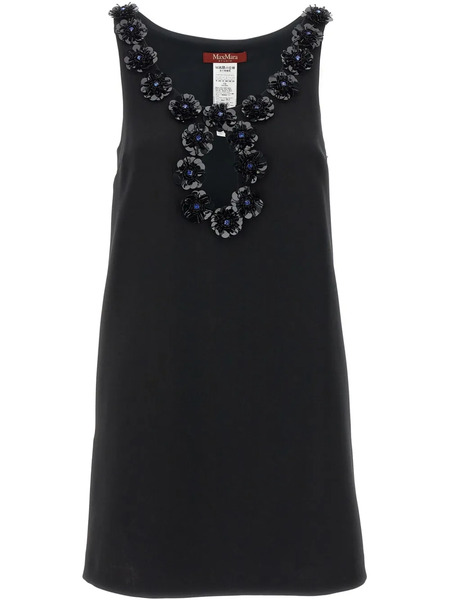  Max Mara Delis Mini Dress - Black 
