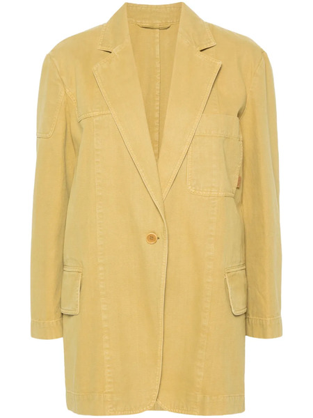  Max Mara Dizzy Canvas Jacket - Yellow 